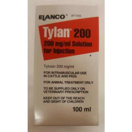 Tylan 200 100ml, POM-V Tylan 200 100ml, POM-V