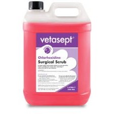 Vetasept Chlorhexidine Surgical Scrub 5lt Vetasept Chlorhexidine Surgical Scrub 5lt
