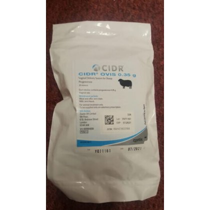Cidr Ovis 0.35g 20s, POM-V (Sheep) Cidr Ovis 0.35g 20s, POM-V (Sheep)