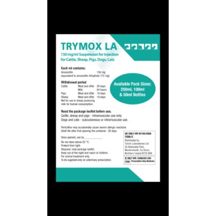 Trymox LA 150 mg/ml, POM-V Trymox LA 150 mg/ml, POM-V