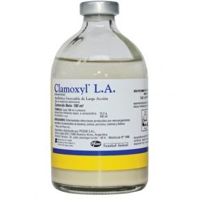 Clamoxyl LA 150mg/ml 100ml, POM-V Clamoxyl LA 150mg/ml 100ml, POM-V