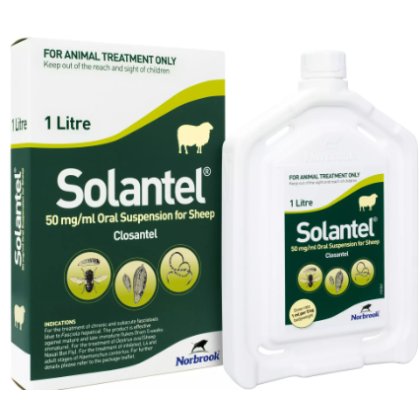 Solantel 50mg/ml Oral Suspension for Sheep, POM-VPS