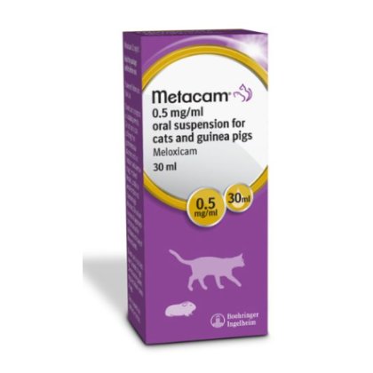 Metacam 0.5 mg/ml oral suspension for cats and guinea pigs POM-V Metacam 0.5 mg/ml oral suspension for cats and guinea pigs POM-V