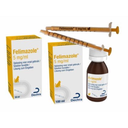 Felimazole 5 mg/ml Oral Solution POM-V Felimazole 5 mg/ml Oral Solution POM-V