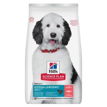 Hills Science Plan Hypoallergenic - SM/Med/Lg Breeds Hills Science Plan Hypoallergenic - SM/Med/Lg Breeds