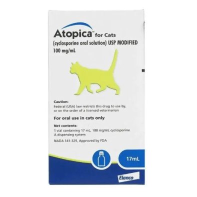 Atopica Cat Solution 100mg/ml, POM-V Atopica Cat Solution 100mg/ml, POM-V