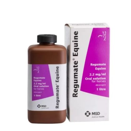 Regumate Equine 2.2 mg/ml oral solution for horses. POM-V Regumate Equine 2.2 mg/ml oral solution for horses. POM-V