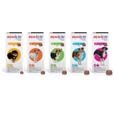 Bravecto Chewable tablet for Dogs, POM-V Bravecto Chewable tablet for Dogs, POM-V