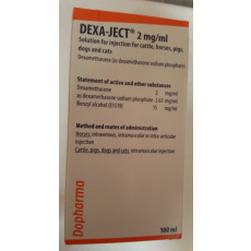Dexa-ject 2mg/ml, POM-V Dexa-ject 2mg/ml, POM-V