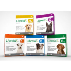 Librela for dogs 1 x 2 vials, POM-V (fridge) Librela for dogs 1 x 2 vials, POM-V (fridge)