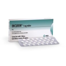 INCURIN 1 mg tablets, POM-V INCURIN 1 mg tablets, POM-V