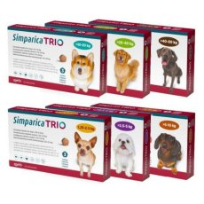 Simparica Trio Chewable Tab 3s, POM-V Simparica Trio Chewable Tab 3s, POM-V