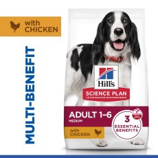Hills SP Adult Medium Dry Dog-Chicken Flavour Hills SP Adult Medium Dry Dog-Chicken Flavour