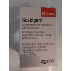 Scabigard 50 doses, POM-V (Fridge)