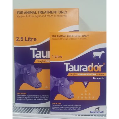 Taurador 5 mg/ml Pour-on for Cattle (POM-VPS)