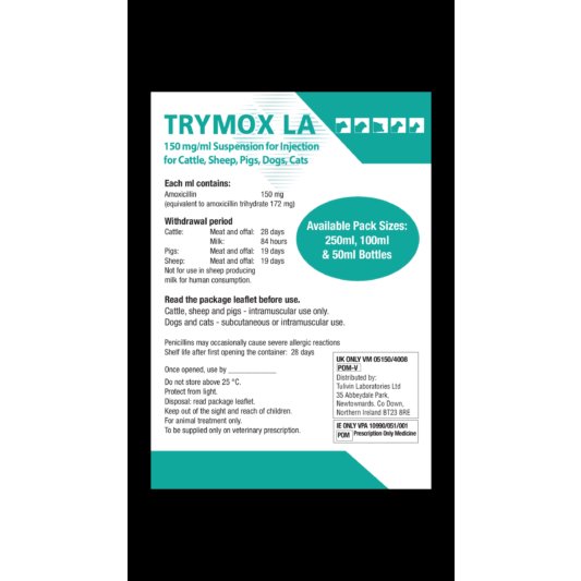 Trymox LA 150 mg/ml, POM-V