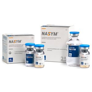 Nasym (with nasal applicators), POM-V (Fridge)