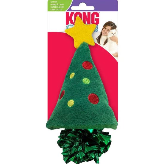 KONG Holiday Crackles Christmas Tree KONG Holiday Crackles Christmas Tree