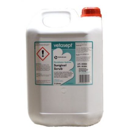 Vetasept Povidone-Iodine Surgical Scrub 5 Litre Vetasept Povidone-Iodine Surgical Scrub 5 Litre