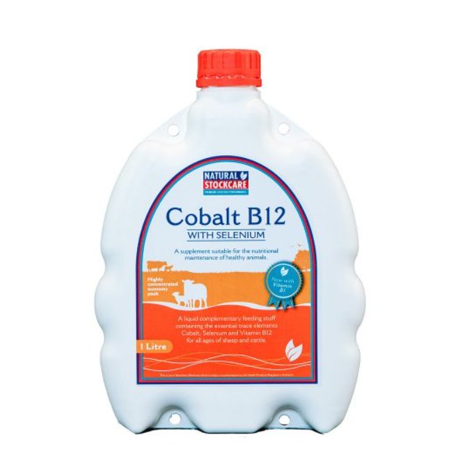 Natural Stockcare Cobalt,B12 with Selenium Natural Stockcare Cobalt,B12 with Selenium