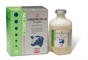 Cydectin 10% LA injection for cattle 200ml, POM-VPS