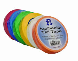 Tail Tape Agrihealth Yellow 25mmx50m,
