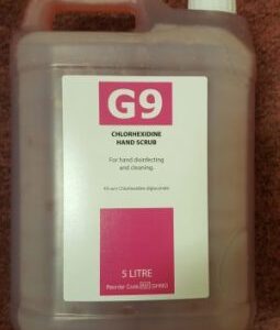 G9 Chlorhexidine Handscrub 4% 5 Litre