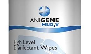 ANIGENE HLD4V disinfectant wipes