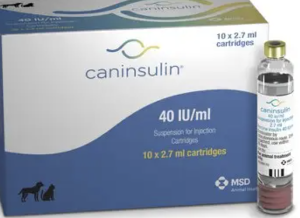 CANINSULIN VETPEN CARTRIDGE 2.7ml x10